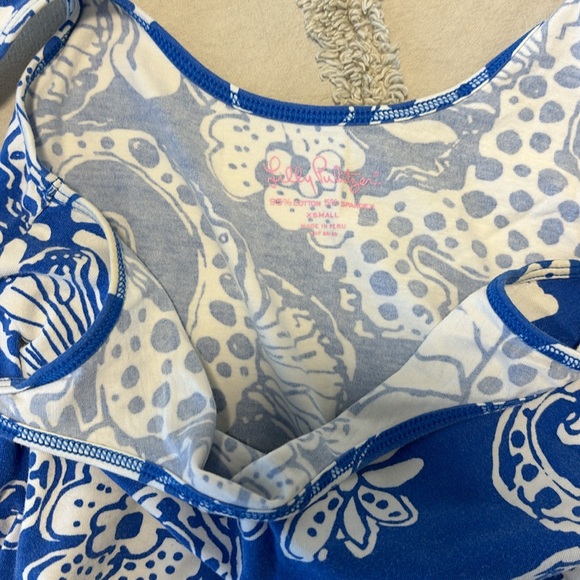 Lilly Pulitzer Blue Tabby Tank - Picture 4 of 4
